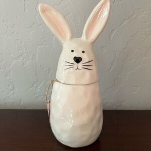 Charming Ceramic Bunny Jar